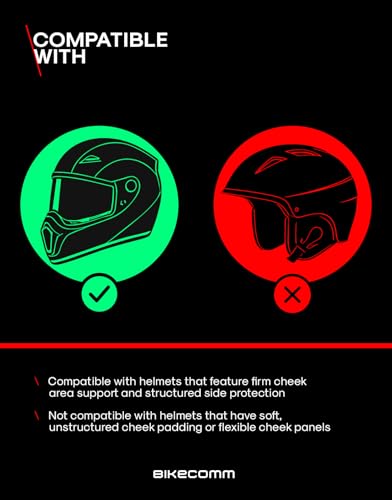 Salut Motorcycle Helmet Speakers Intercom (2 Count)
