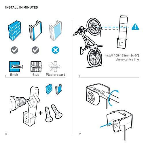 CLUG PRO Wall Mounted Bike Rack