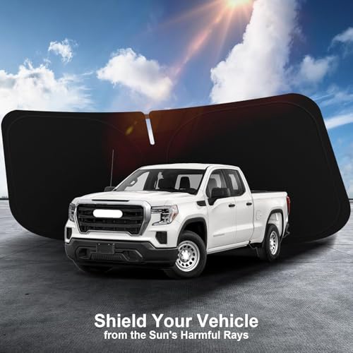 Windshield Sunshade for Chevy Silverado GMC Sierra 1500 2019