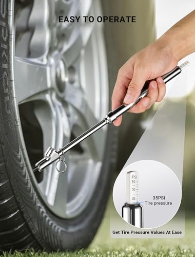 Dual Head Tire Pressure Gauge