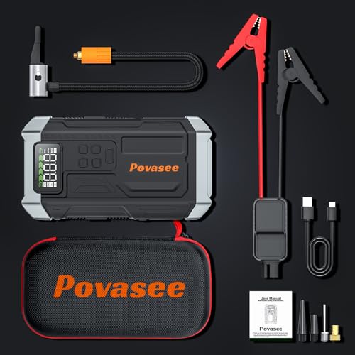 5000A Jump Starter with Air Compressor