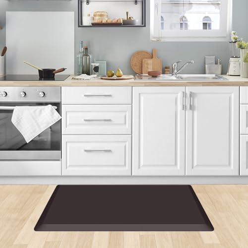 0.8" Thick Kitchen Mat Cushioned Anti Fatigue Rug Comfort Floor Mats