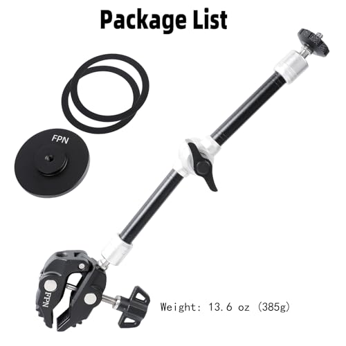All Metal Magnetic Phone Holder with Super Clamp&10″ Long Arm for Magsafe