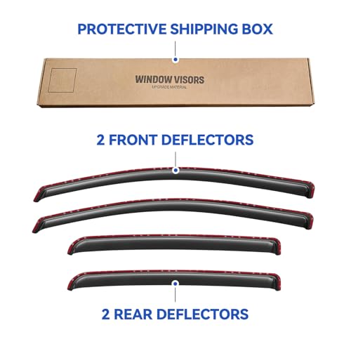 Window Visors Rain Guards for 2015
