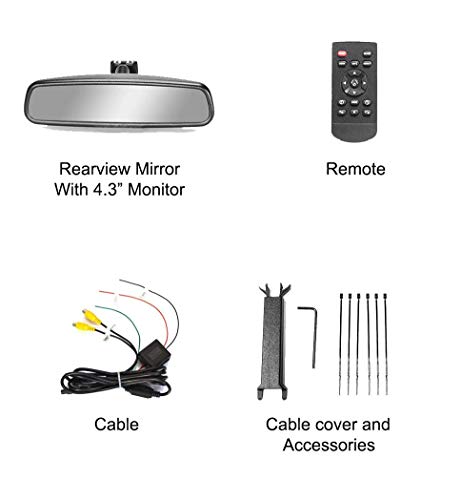 10.5" OEM Rear View Mirror with 4.3" LCD Screen