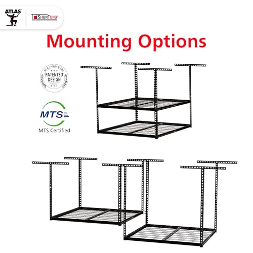 The Atlas Pro 4 x 8 ft Overhead Garage Storage Rack