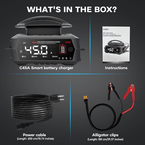 Car Battery Charger 45 Amp