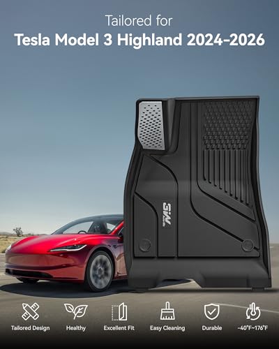Floor Mats for Tesla Model 3 Highland 2024