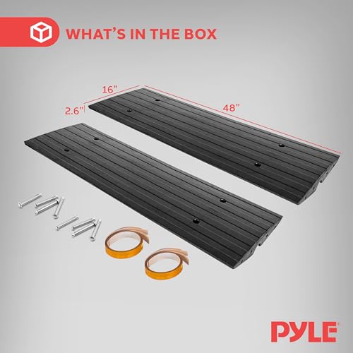 8 Ft. Rubber Curb Ramp Set