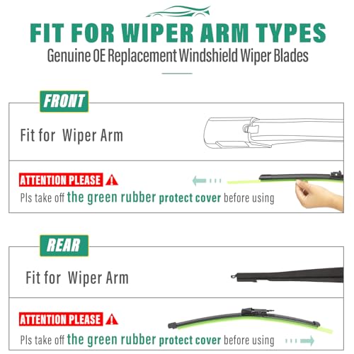 Windshield Wiper Blades Replacement for Mercedes Benz GLA250