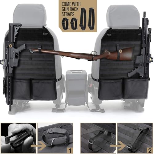 Molle Seat Back Car Organizer Fit Most Car F150 Jeeps Pickups Trucks