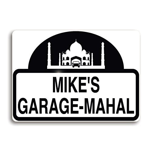 Garage Mahal sign