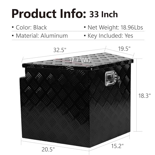 Aluminum Utility Trailer Tongue Tool Box