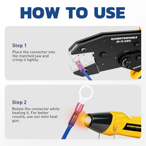Crimping Tool for Heat Shrink Connectors