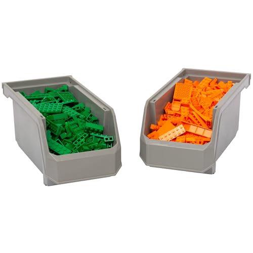 Medium Stackable Plastic Storage Bins