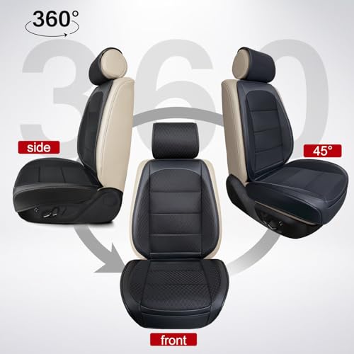 2 Pack Black Ventilated Cooling Mesh Car Seat Covers (2 Count)