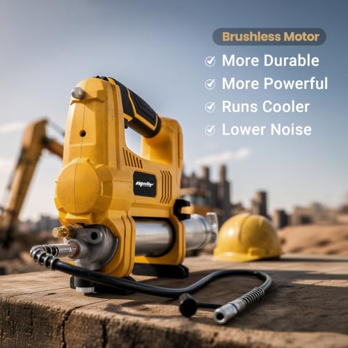Cordless Grease Gun Compatible with DeWalt 20V Battery