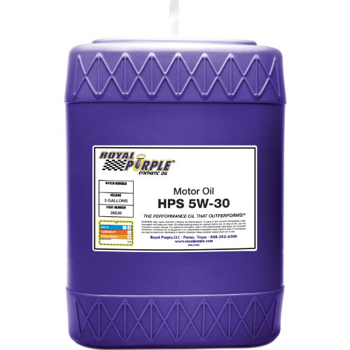 35530 HPS 5W 30 High Performance Street Synthetic Motor Oil with Synerlec (640 Fl Oz)