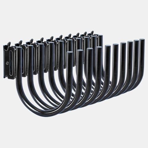 10-Pack 4-Inch J Hooks for E-Track and X-Track Rails (10 Count)
