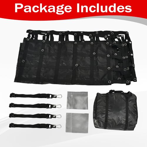 105" x 120" Truck Bed Cargo Net with 1500LBS Capacity