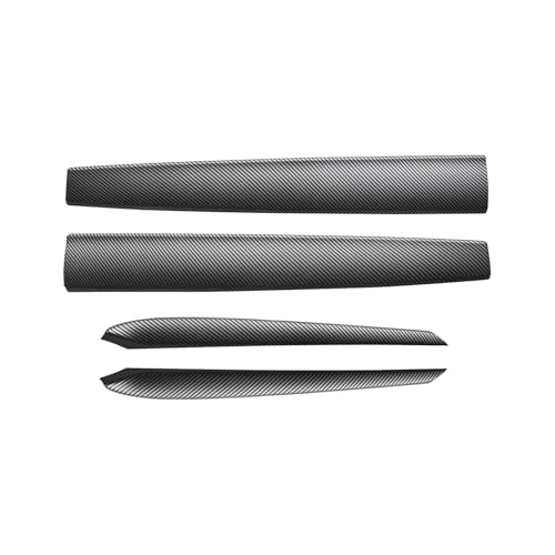 Matte Carbon Fiber Dashboard Cover and Front Door Cover Compatible with Tesla Model 3(2021