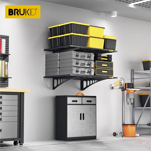 2x3ft Adjustable Rail Wall Garage Storage Shelf