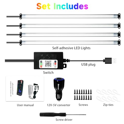Car Led Strip Light Interior RGB