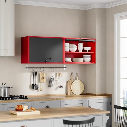 Metal Garage Wall Cabinet with Doors and Shelves