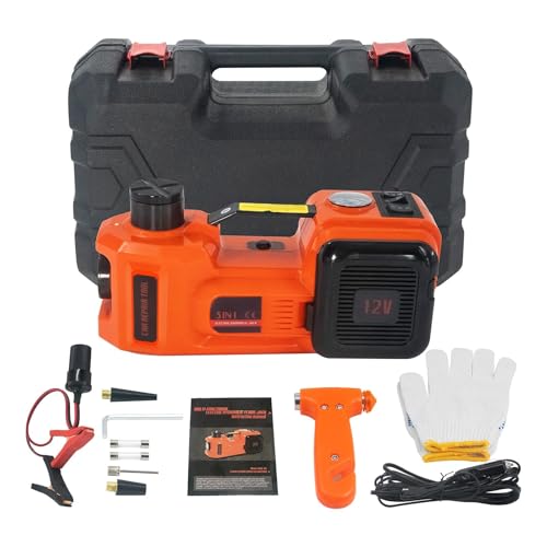 Electric Car Jack Kit 5 Ton 12V with Inflator