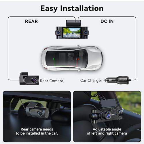 4K 360° Dash Cam for Cars
