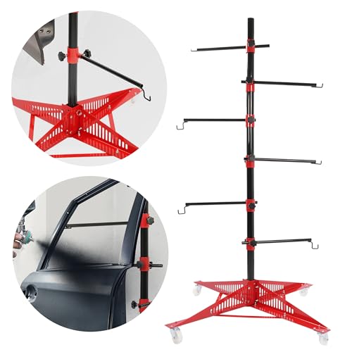 72In Universal Auto Paint Rack Stand Tree Holder Adjustable Center