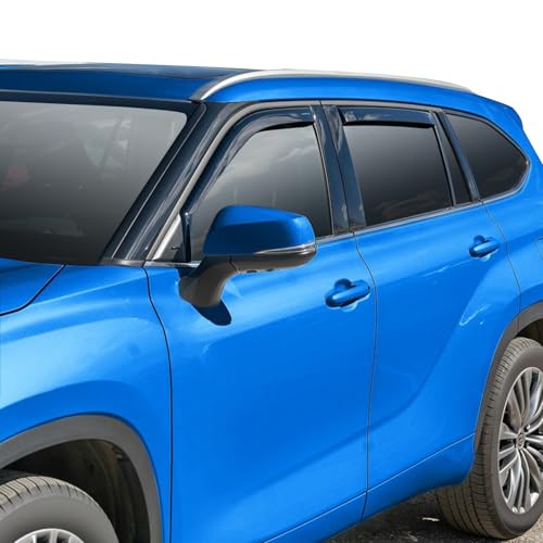 in Channel Window Rain Guards for Toyota Highlander 2020