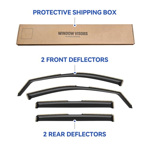in Channel Window Visors Rain Guards for 2019