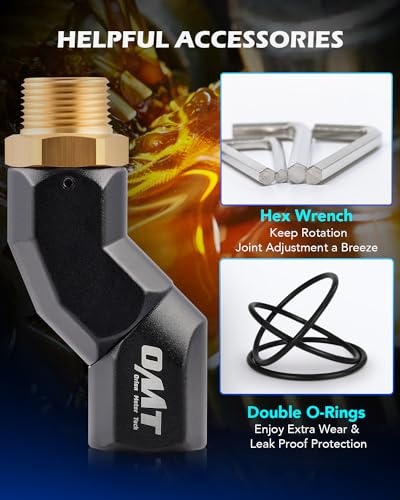 OMT 3 4" NPT Fuel Hose Nozzle Swivel Kit