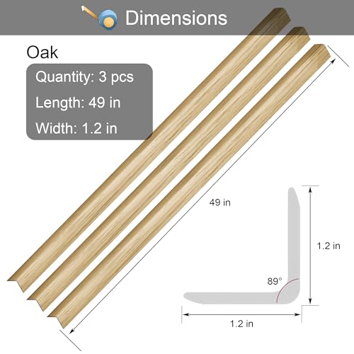 6 Pcs 49" Wall Corner Protector Trim