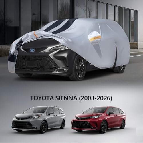 Multi Layer Car Cover Custom Fit for Toyota Sienna