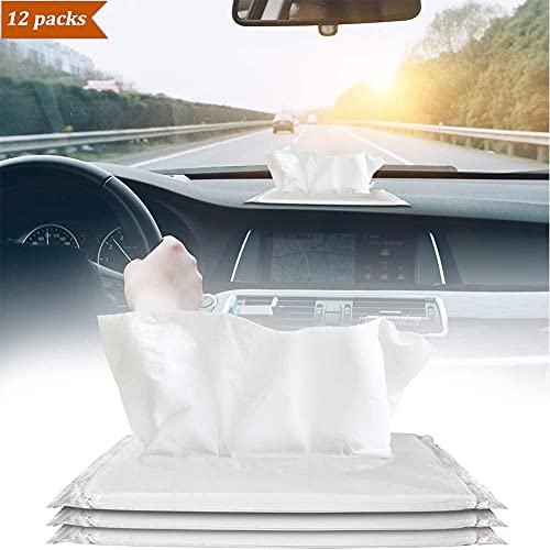 Car Facial Tissue Refill for Car Visor Holder (12 Count)