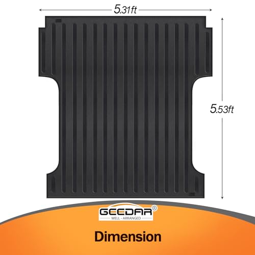 Heavy Duty Rubber Bed Mat for 2015