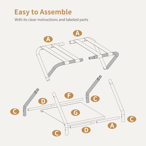 Luggage Rack for Guest Room (2 Count)