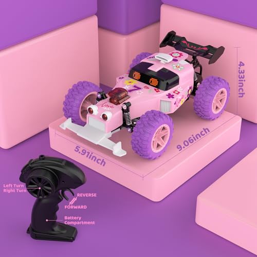 Pink Remote Control Car for Girls