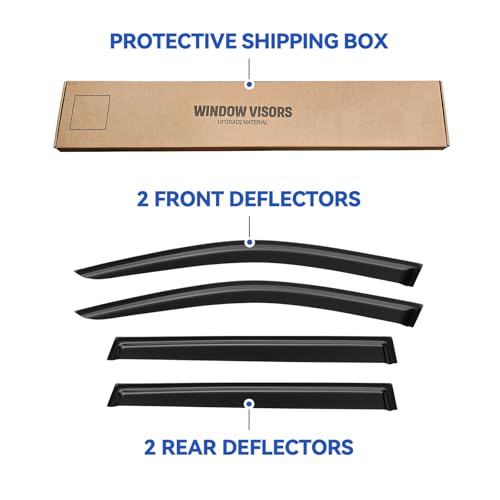 Window Visors Rain Guards for 2014