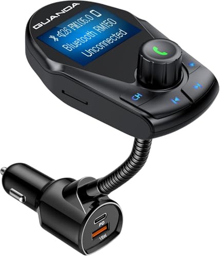 FM Transmitter Bluetooth 5.3 for Car
