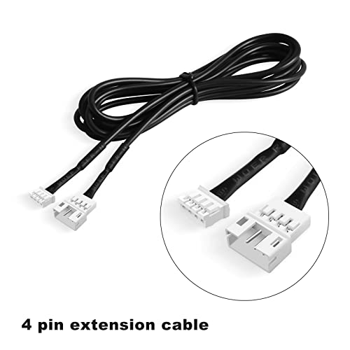 Acrylic Interior Car LED Strip Light Extension Wire 78.7inch