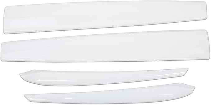 Matte White Dashboard Cover and Front Door Cover Compatible with Tesla Model 3(2021-2023) and Model y(2019-2024 (Matte White)