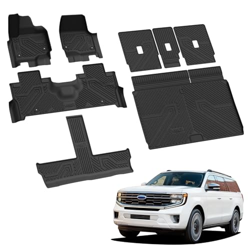 Floor Mats for 8 Seats 2025 2026 2027 Ford Expedition MAX