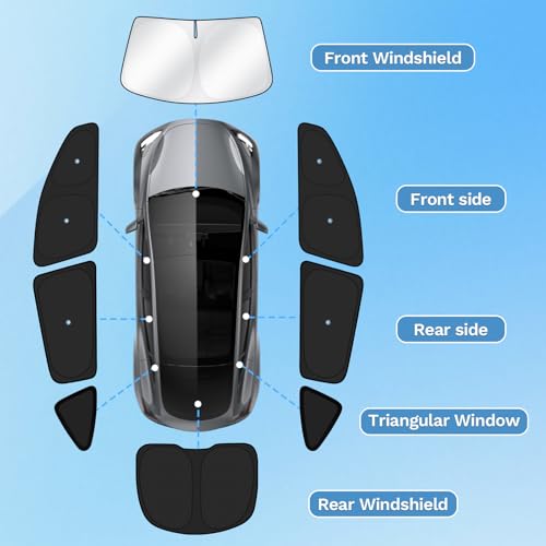 Car Window Shades for 2020 (8 Count)