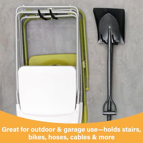 6 Pack 12" Wave Garage Hooks (6 Count)