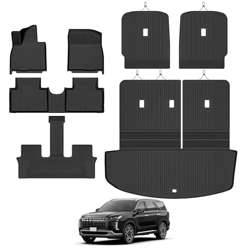 Custom Fit Floor Mats for 2026 Hyundai Palisade Gas 7 Seats