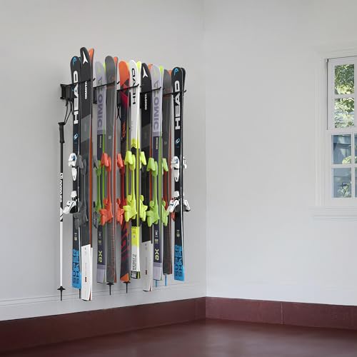 Ski Rack Wall Mounted Ski Storage Rack