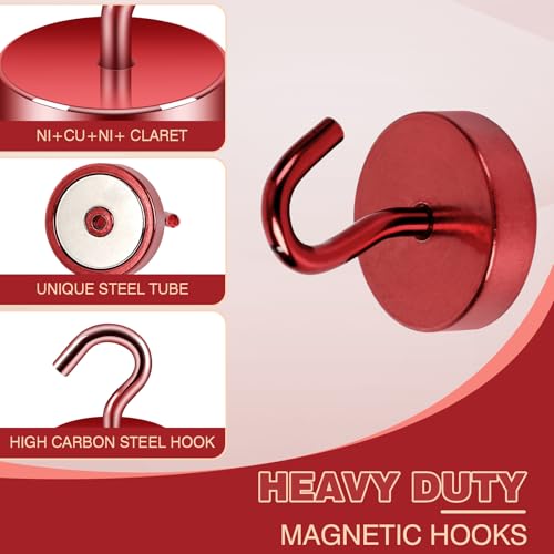 Magnetic Hooks Steel Tube Design for Cruise (10 Count)